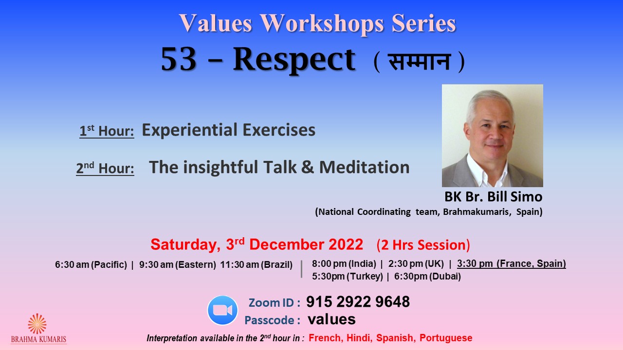 Values for Life Series | Values Workshop | Respect