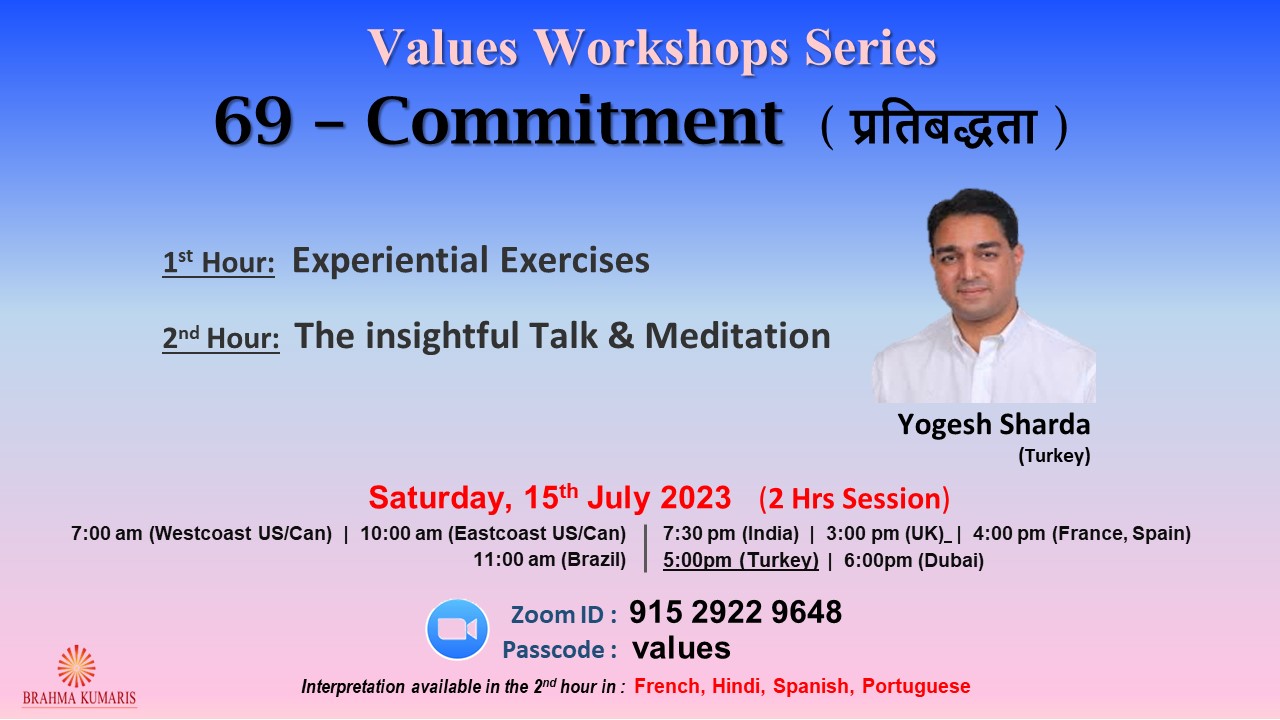 Values Workshop Series | EP-69| Commitment