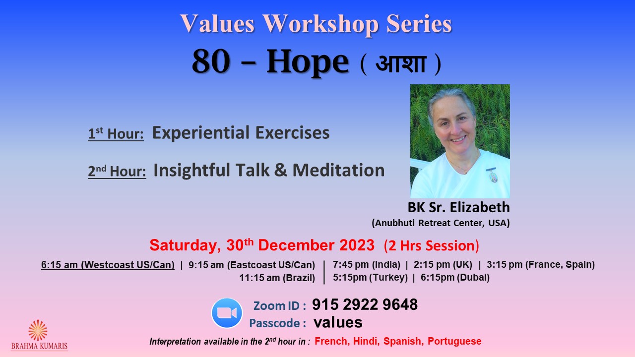 Values Workshop Series | Ep 80| HOPE