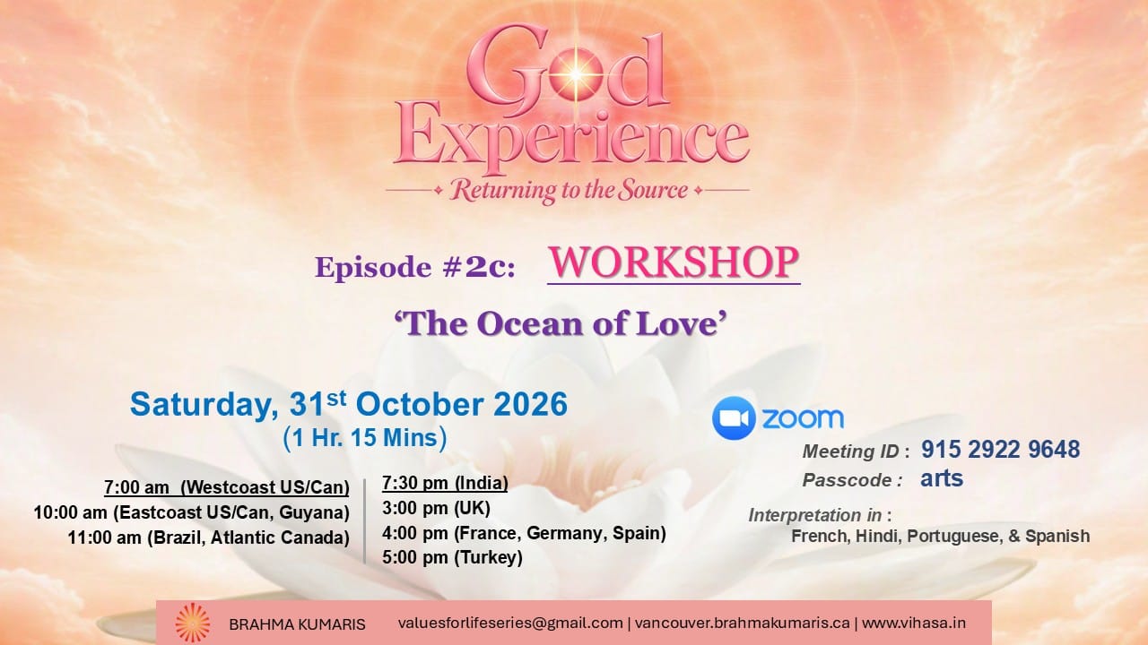 God Experience-Returning to the Source-Episode #2c-Ocean of Love- Workshop 