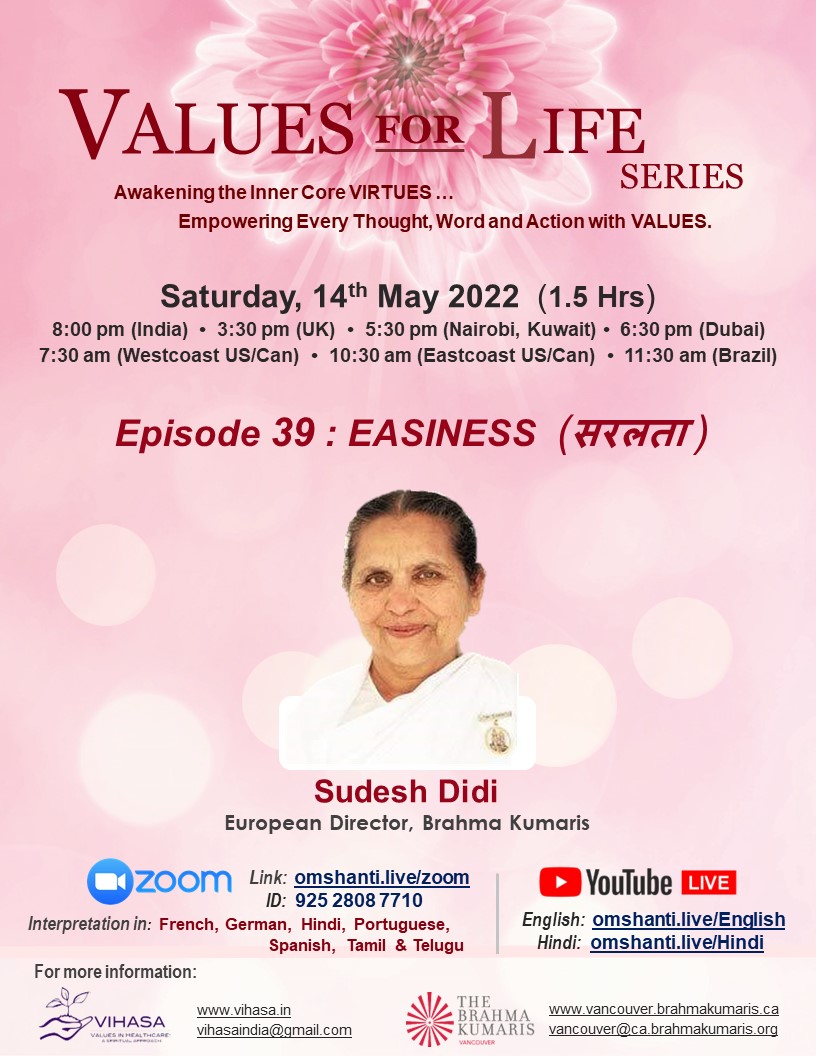 Values for Life Series | ep 39 | Easiness