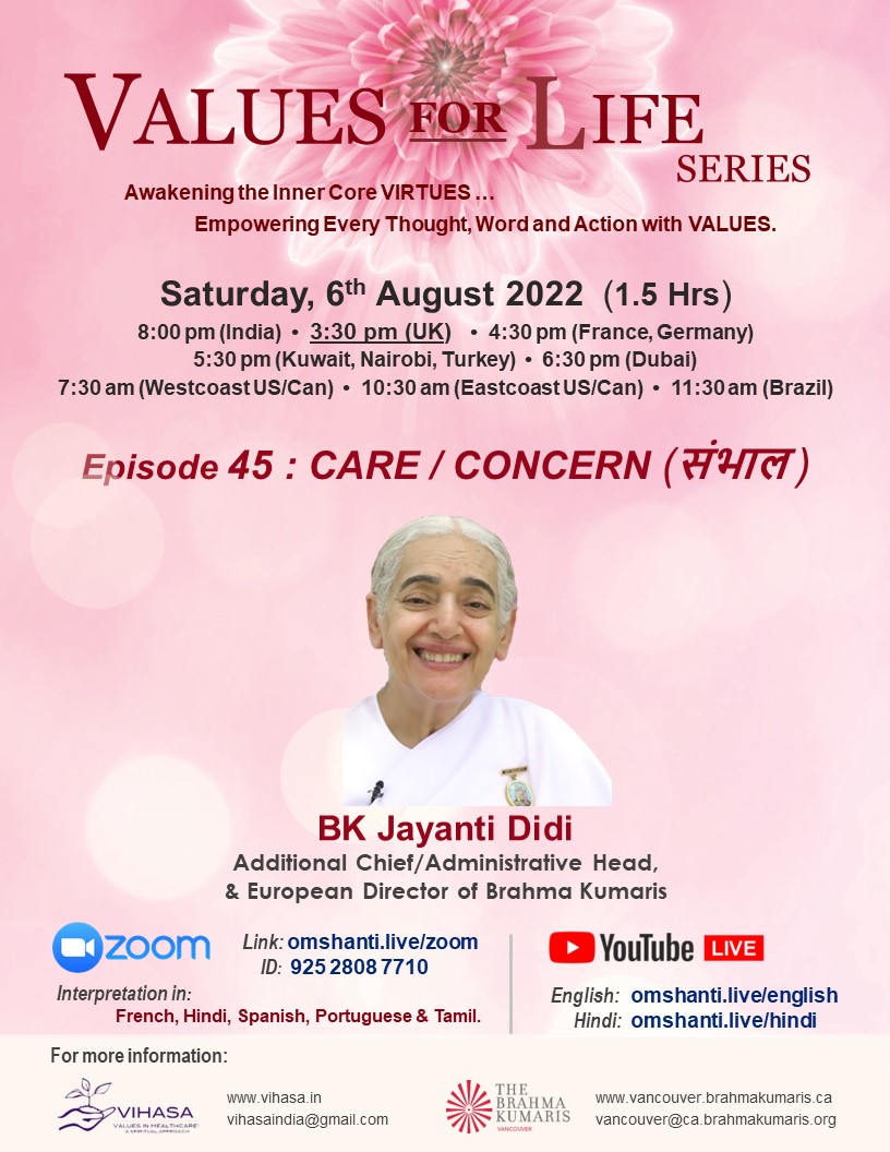 Values for Life Series | ep 45 | Care/Concern
