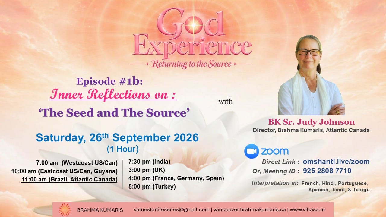 God Experience-Returning to the Source-Episode #1b-The Seed&The Source - inner reflections