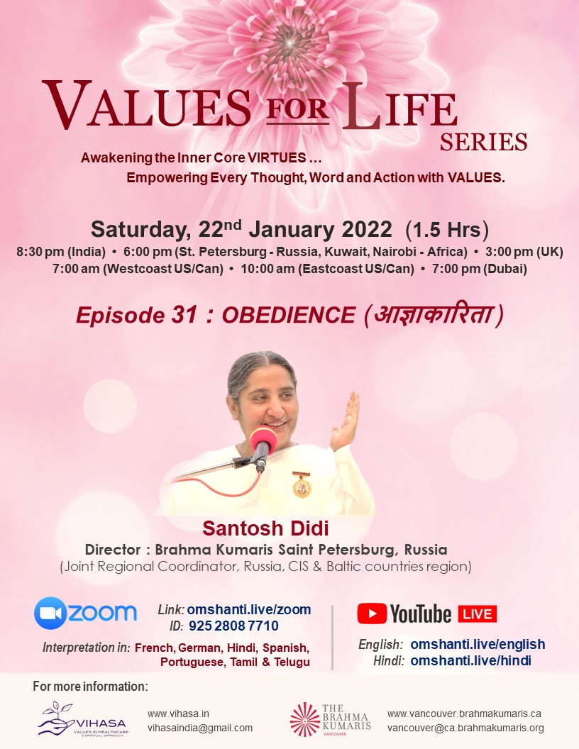 Values for Life Series | Ep: 31 | Value - Obedience