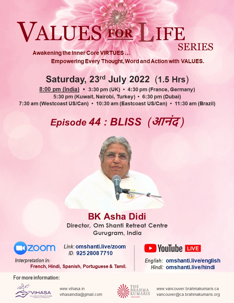 Values for Life Series | ep 44 | Bliss